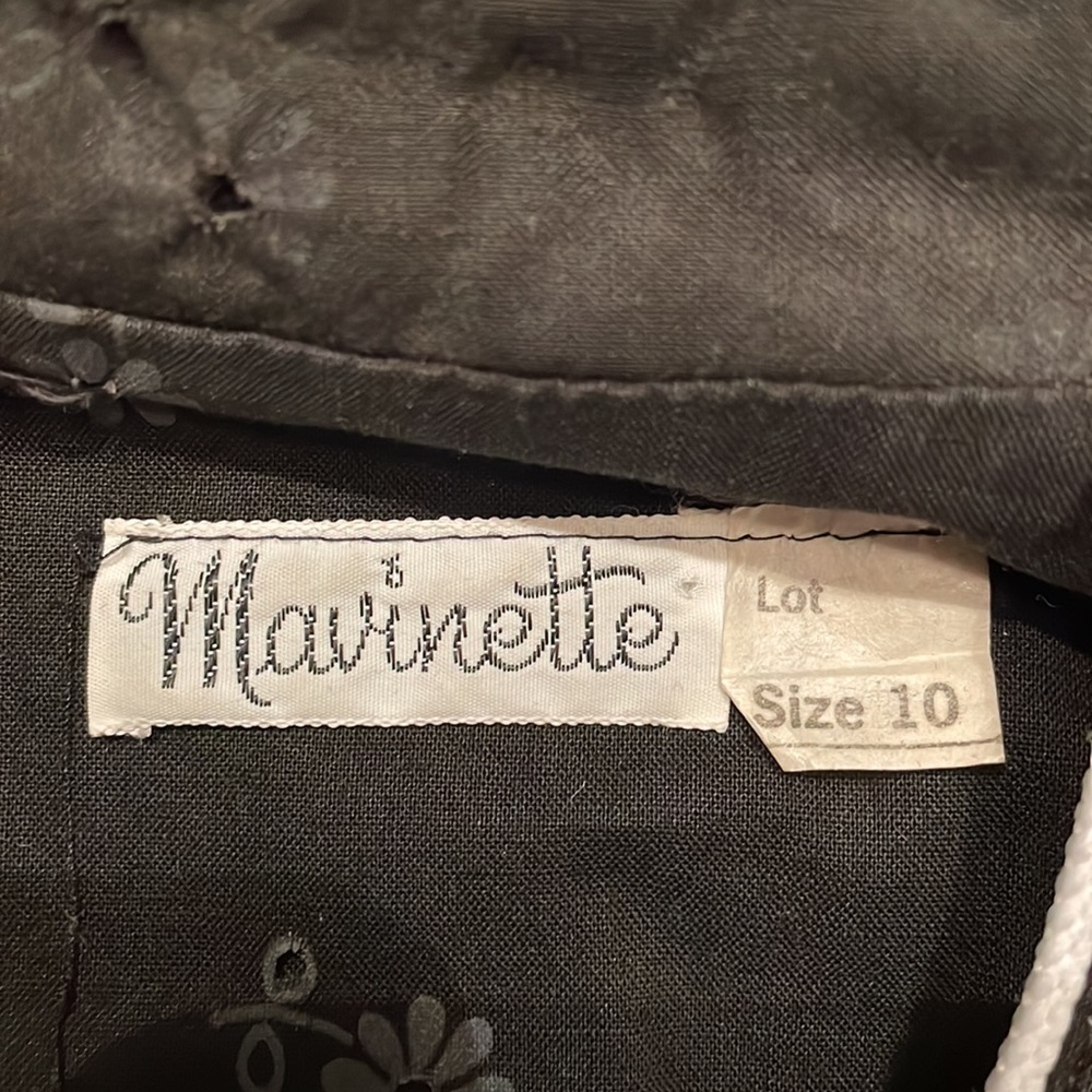 Mavinette vintage dress. Size 10 - vintage size 10. - Picture 8 of 9